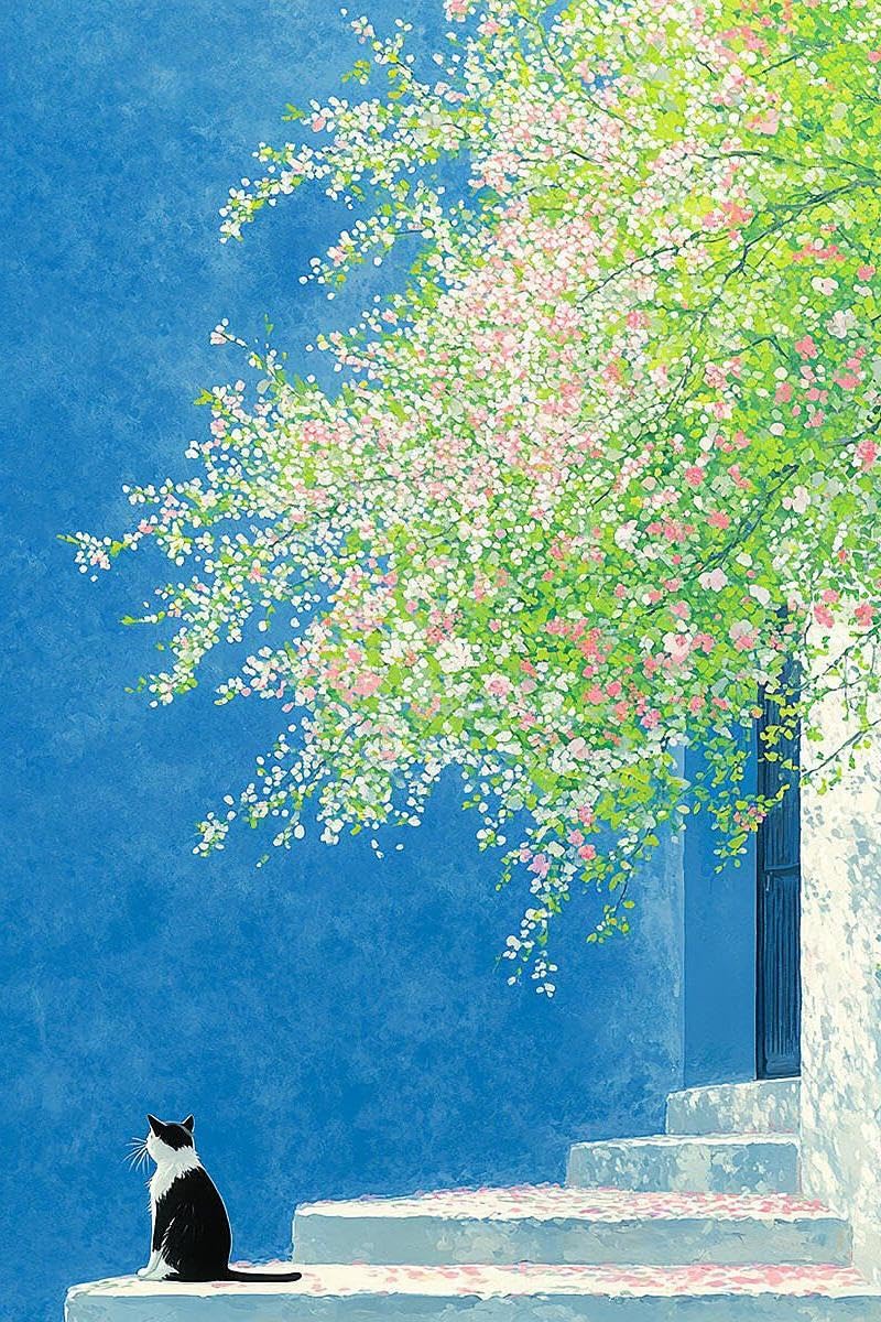 Yiens クロスステッチ キット猫​​ 11 CT 刺繍キット DIY 手作り 簡単 手芸 中級者向 図柄印刷家庭装飾品 30x40cm 日本語説明書付き