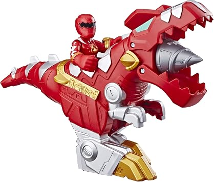 PlaySkool Heroes Power Rangers Red Ranger & T-Rex Zord 2 Pack, 3" Action Figure & Zord Set, Collectible Toys for Kids Ages 3 & Up
