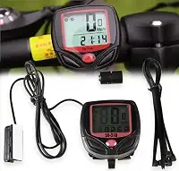 Genérico Velocímetro COM FIO para Bicicleta, 15 Funções, Visor LCD, Resistente à Água