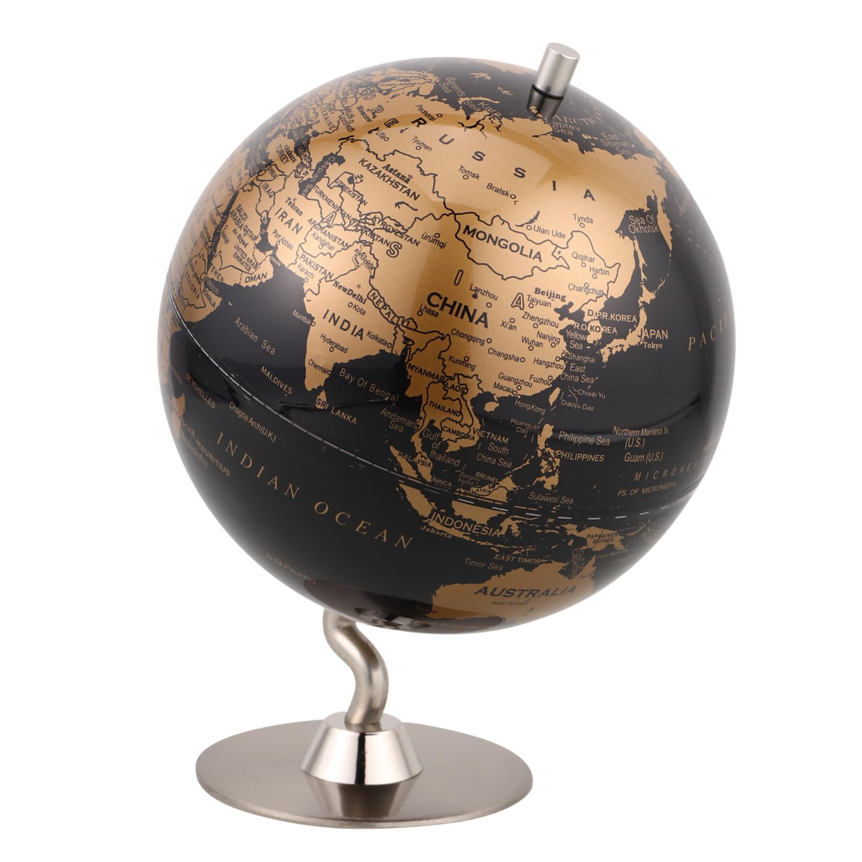 Globo Terráqueo para Niños Pequeño Metal Pvs Estilo Retro