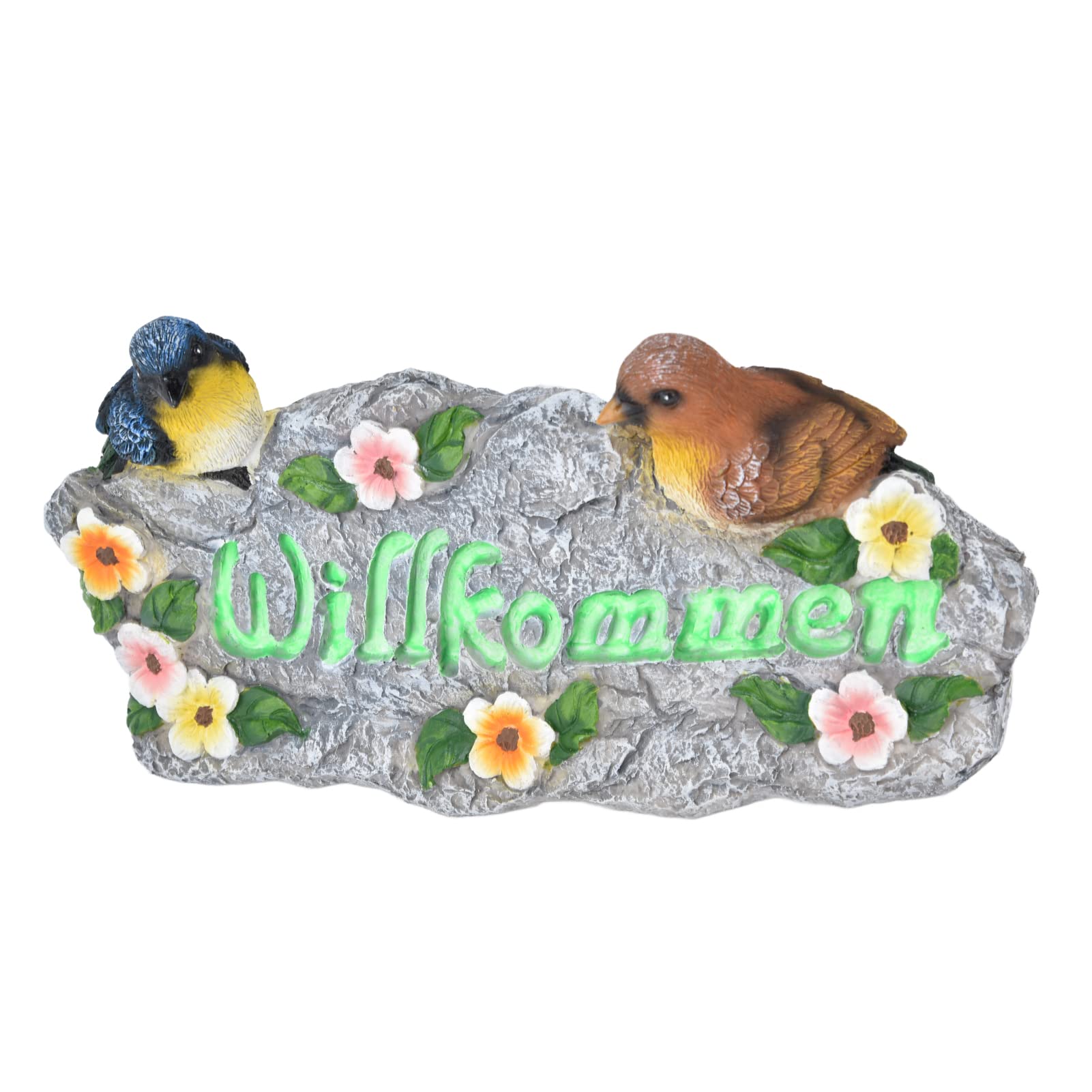 Migne Birds Figuras Estatuas Resin Garden Ornament, Fine Sculpture, Color Brillante, Detalles Luminosos, Otros Regalos para el Hogar y el Jardín, para, Uso Interior y