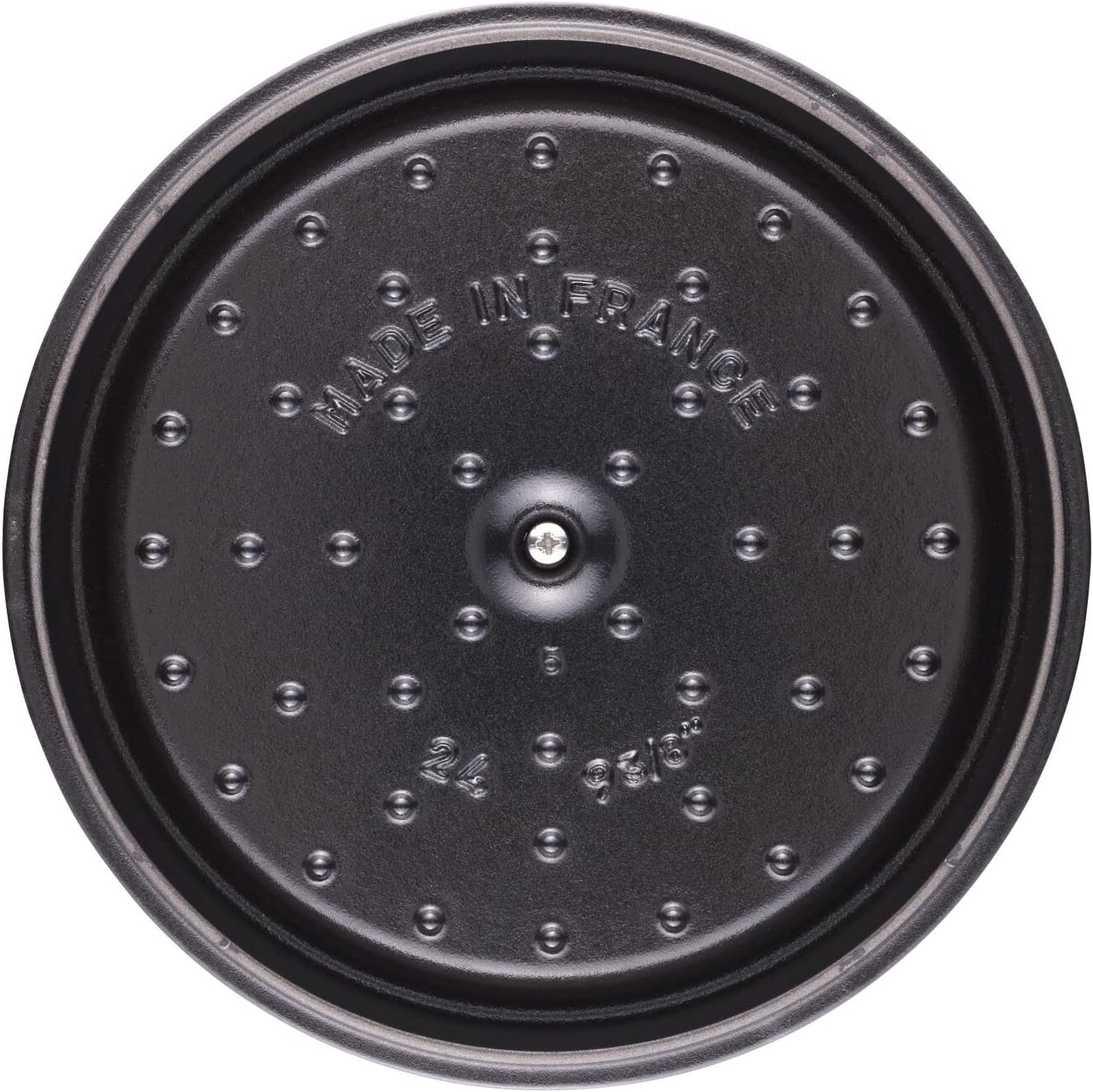 STAUB Cast Iron Dutch Oven 4Q/3.8L Round Cocotte with Lid- Blue, Heat Preserving, Stovetop Oven, Perfect for Cooking and Serving