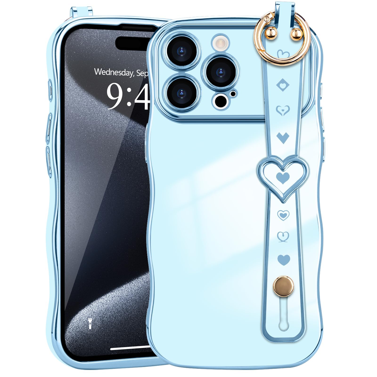 LLZ.COQUE Handyhülle für iPhone 17 Pro Max, Mädchen Curly We