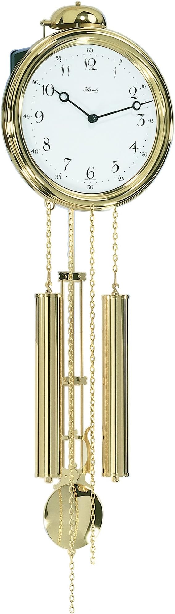 Hermle 60991-000261 Lyra Pendulum Gold Mechanical Home Clock