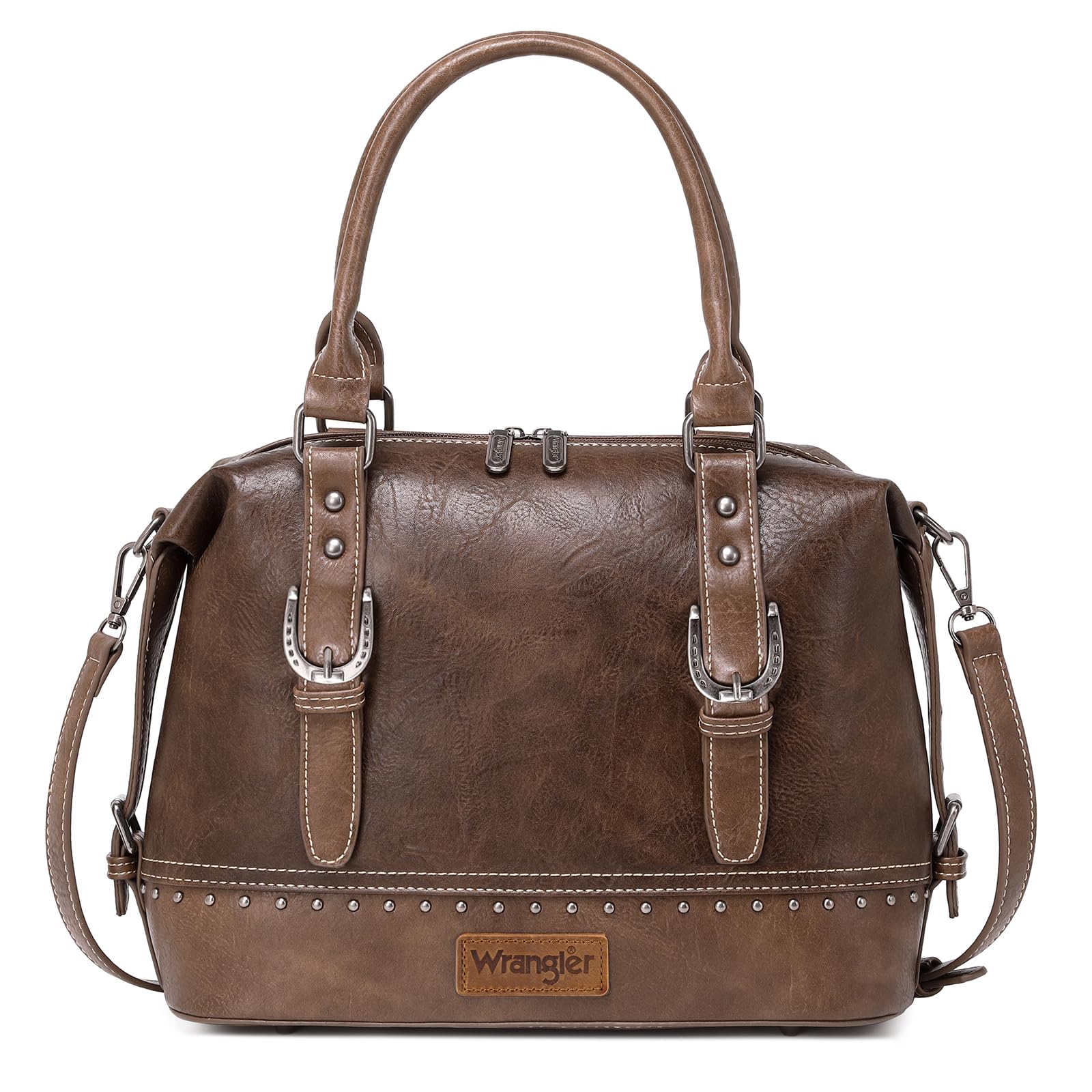 Wrangler Doctor Bag Top Handle Purse Hobo Shoulder Barrel Satchel Handbags for Women