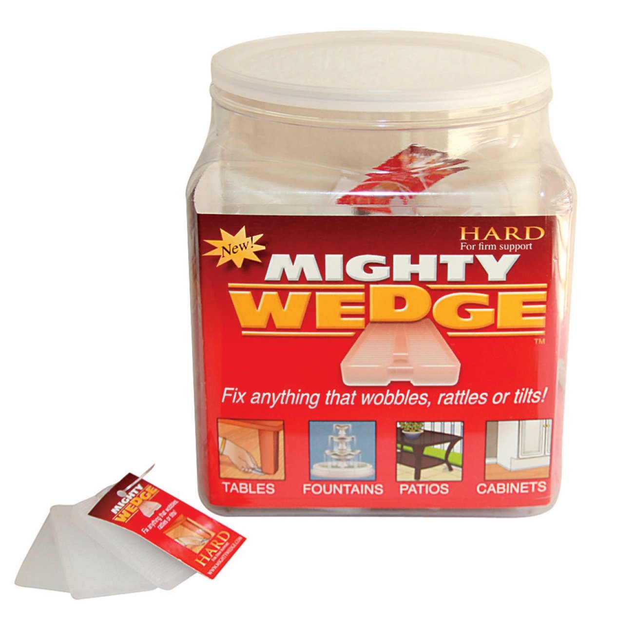MIGHTY WEDGEMighty Wedge Household Hard Wedges 3 pk