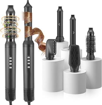 5 in 1 Hair Styler, Air Stylers for Women, Magic Hot Air Styler Dryer Brush for Hair Styling, [110,000 RPM] High-Speed Ionic Hairdryer for Volumizing, Curling, Straightening, 3 Speeds & Temp