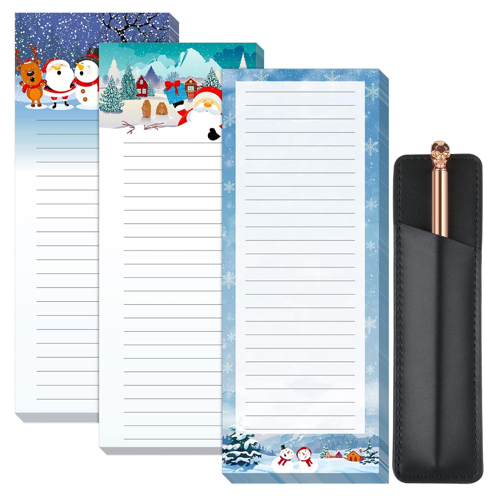 Bloc-notes magnétiques pour organiser les menus de la semaine en famille