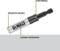 Vista 2 de DEWALT Soporte para brocas, 3 en 1, listo para impactos (DWA3HLDFT)