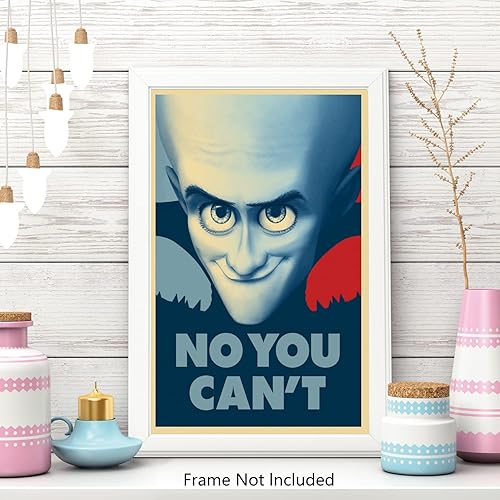 Miniatura 5 de Megamind - Póster de película para decoración del hogar, arte de pared de 11 x 17 pulgadas (11.0 x 16.9 in), regalo sin marco