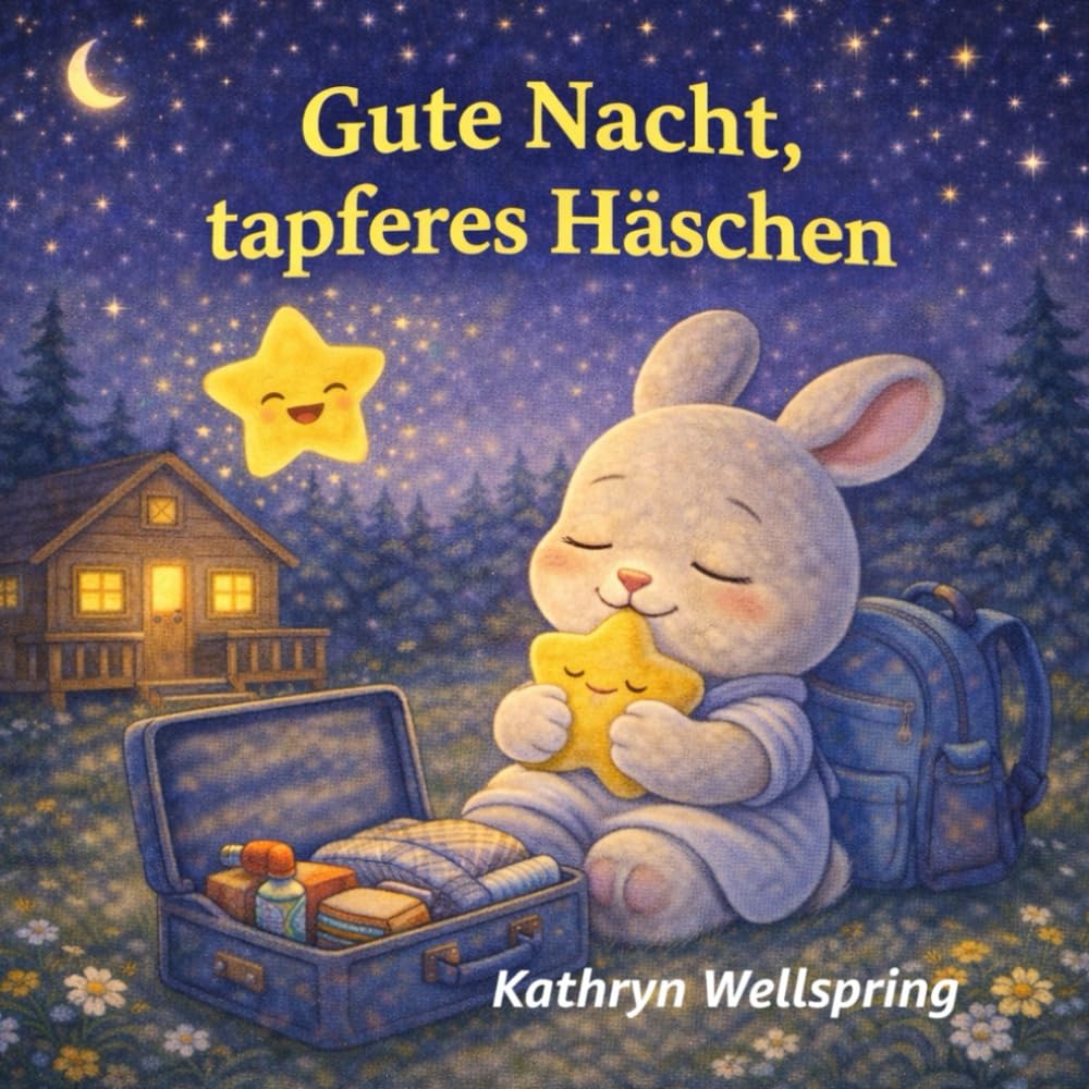 Gute Nacht, tapferes Häschen: Eine sanfte Gute-Nacht-Geschichte über Gefühle, Mut und die erste Nacht fern von zu Hause (Gute Nacht, ihr lieben Tiere!)