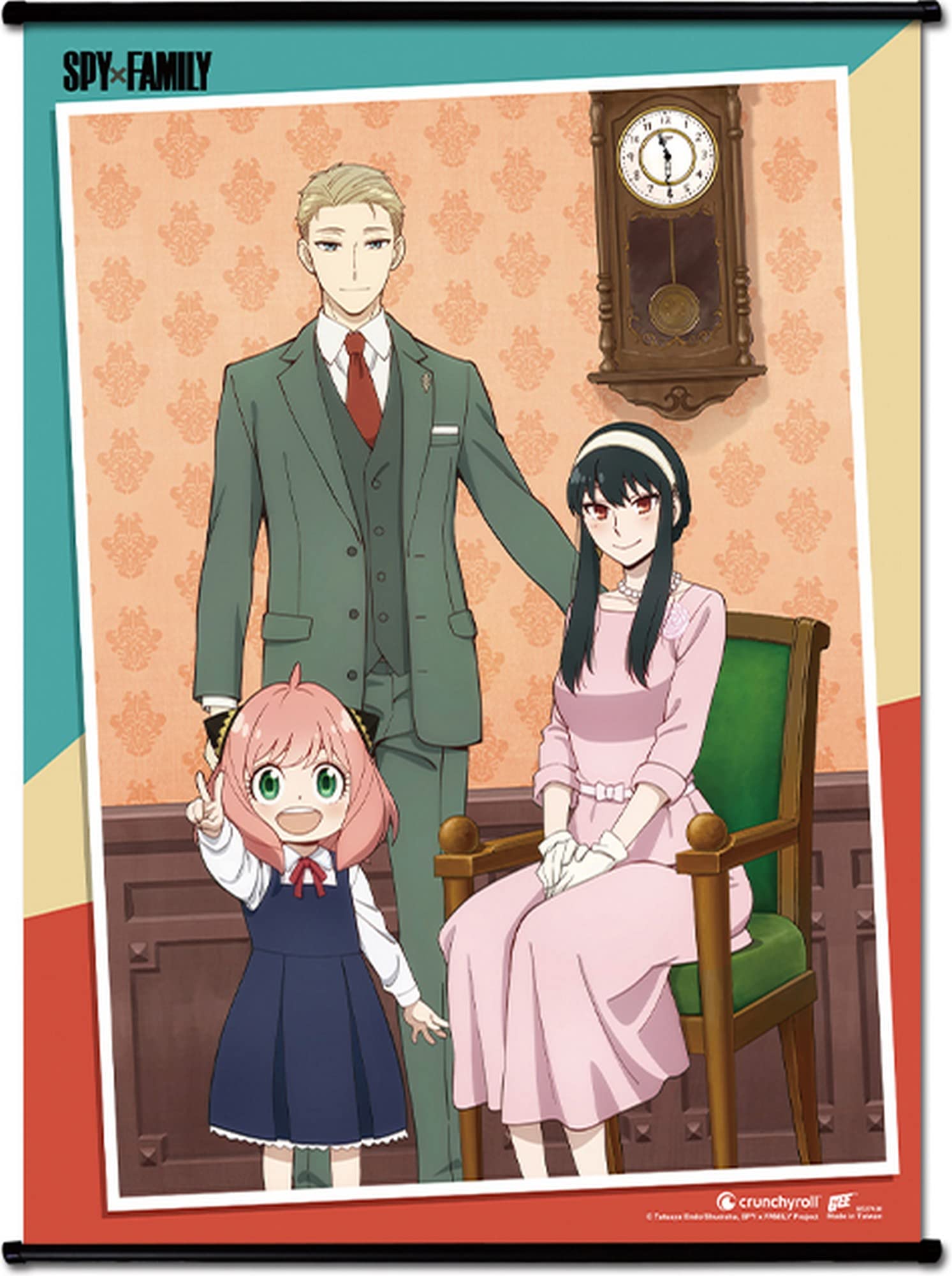 SPY×FAMILY アートパネル Amazon.com: Spy X Family - Group Family Photo Wall Scroll: Posters