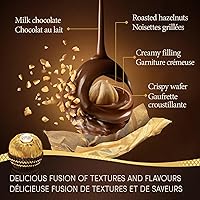 Vista 5 de FERRERO ROCHER Fine Hazelnut Milk Chocolate Gift Box, 48 Count, Ideal Hostess Gift, 600g
