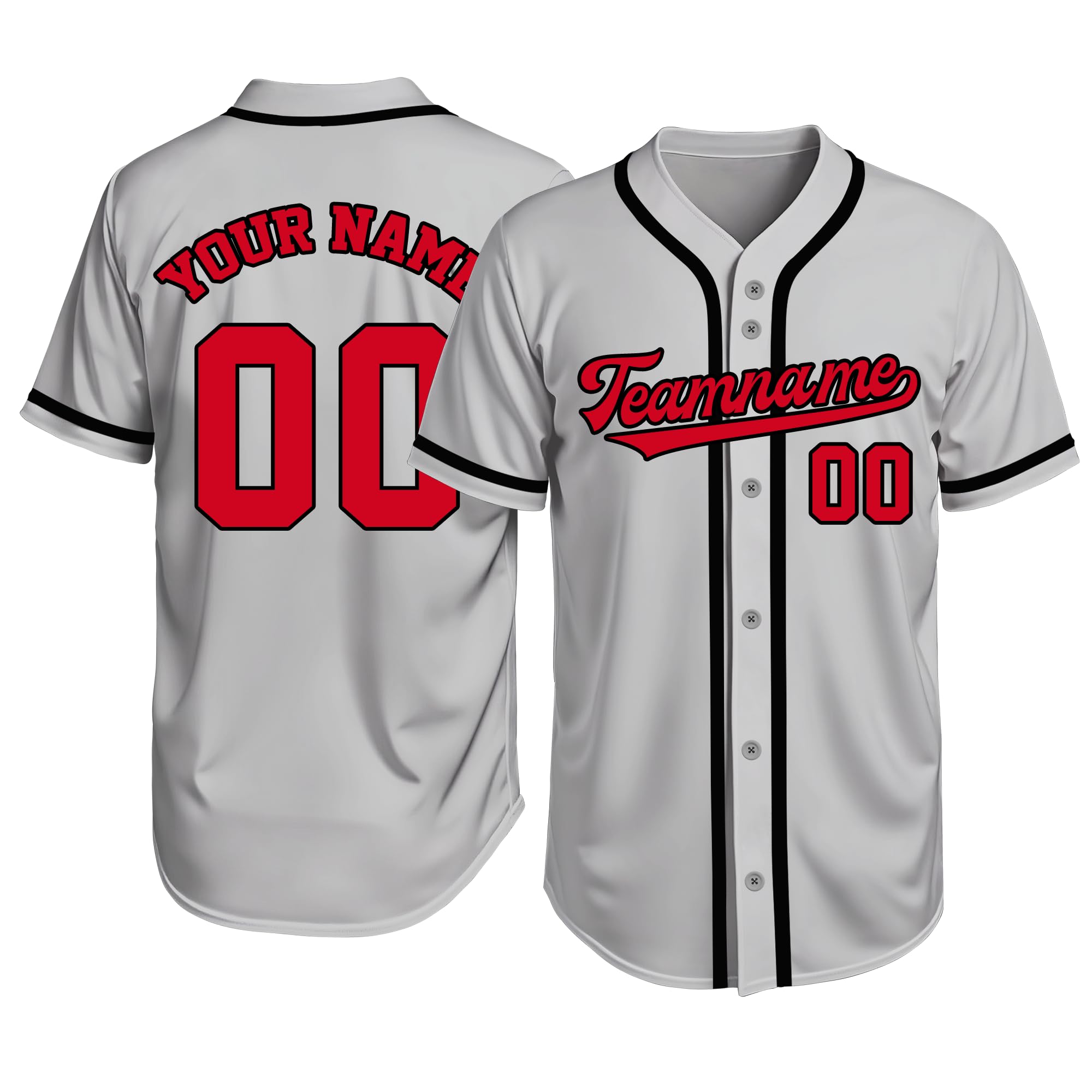 Custom Baseball Jersey Personalized Stitched or Printed Name Number Baseball Shirt Sports Uniform Gifts for Men Women Youth