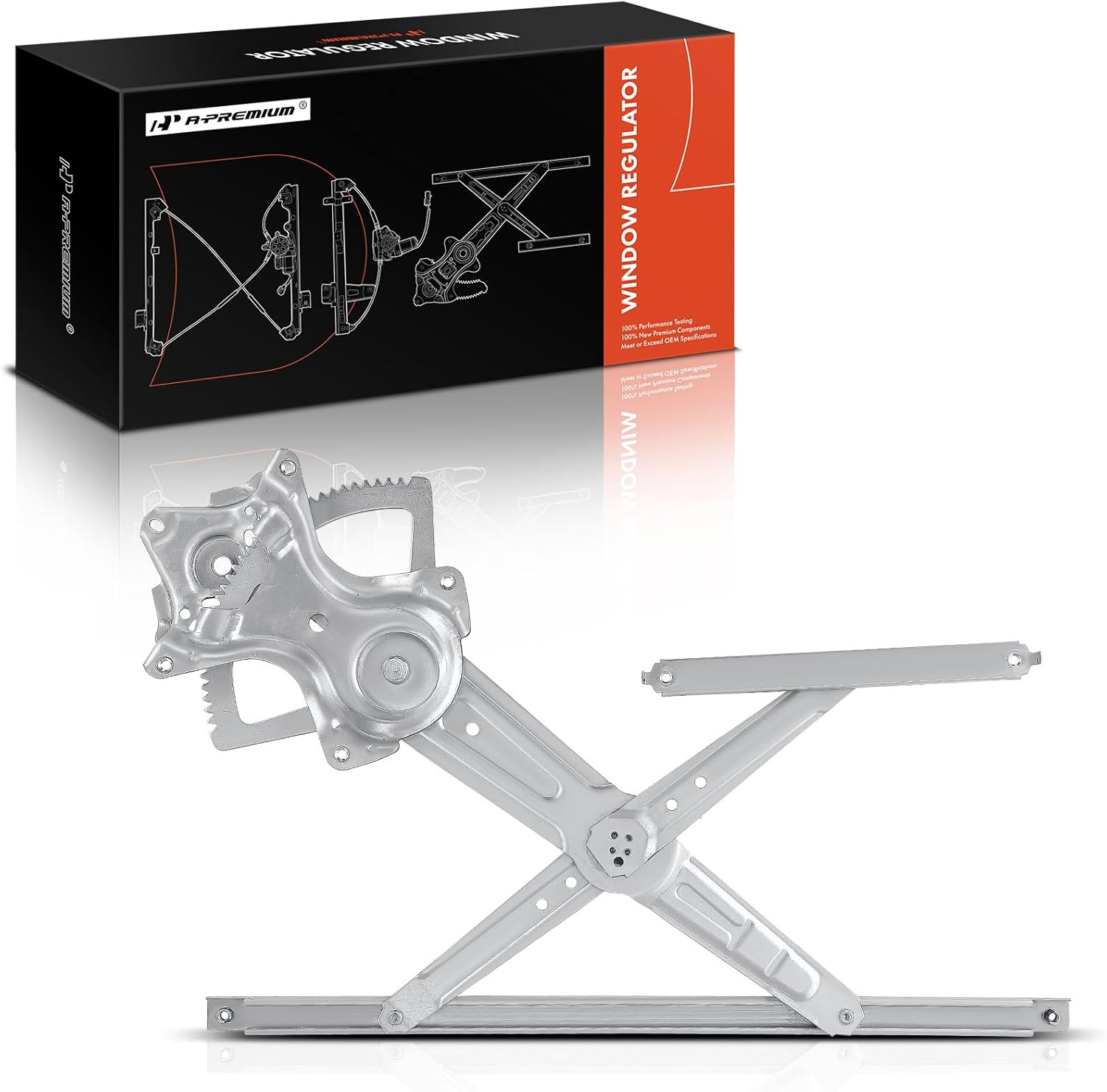 A-Premium Power Window Regulator Front Driver Side Compatible with Scion xB 2008-2015 Toyota Corolla 2009-2013 Front Left Driver Side, Without Motor