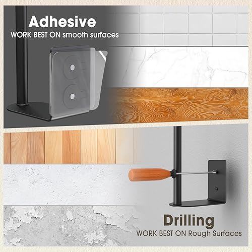 Miniatura 6 de 4 Pack Hat Racks for Baseball Caps, Stainless Steel Hat Organizer for Baseball Cap, Hat Holder Storage Organizer, H at Hanger Strong Adhesive/Wall