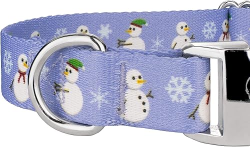 Miniatura 5 de Country Brook Petz - Juego de collar y correa de perro de muñeco de nieve de alta calidad, colección navideña con 11 diseños (grande)