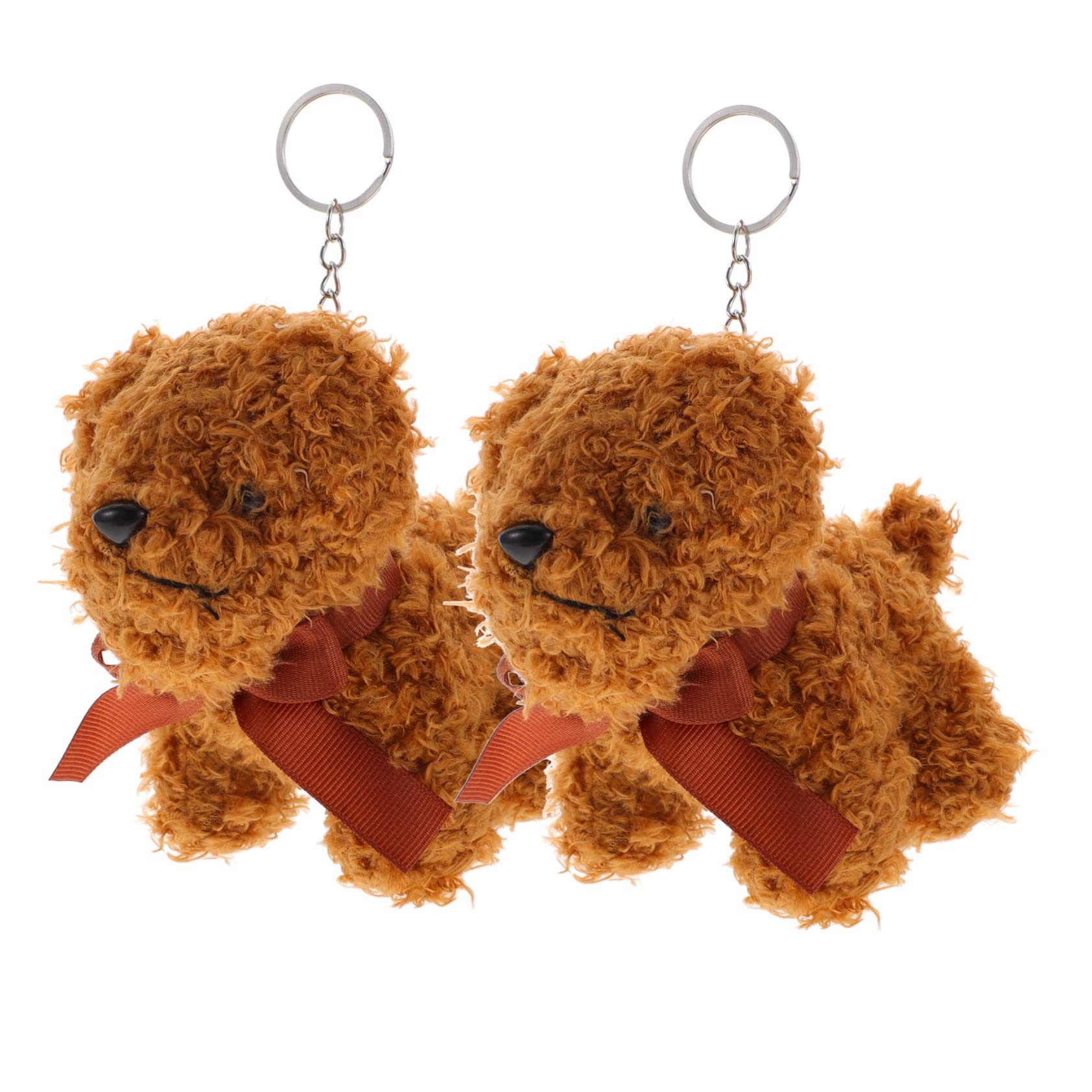 UPKOCH 10pezzi Portachiavi Animali Peluche Ciondolo Per Zaini Con Cagnolino Di Peluche Accessori Chic e Originali Per Chiavi e Borse Per Amanti Degli Animali