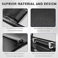 Vista 4 de MOSTPLUS Cubierta Enrollable de Vinilo Suave para Caja de Camioneta Tonneau Compatible con Honda Ridgeline 2017-2025 Cama de 5 Pies