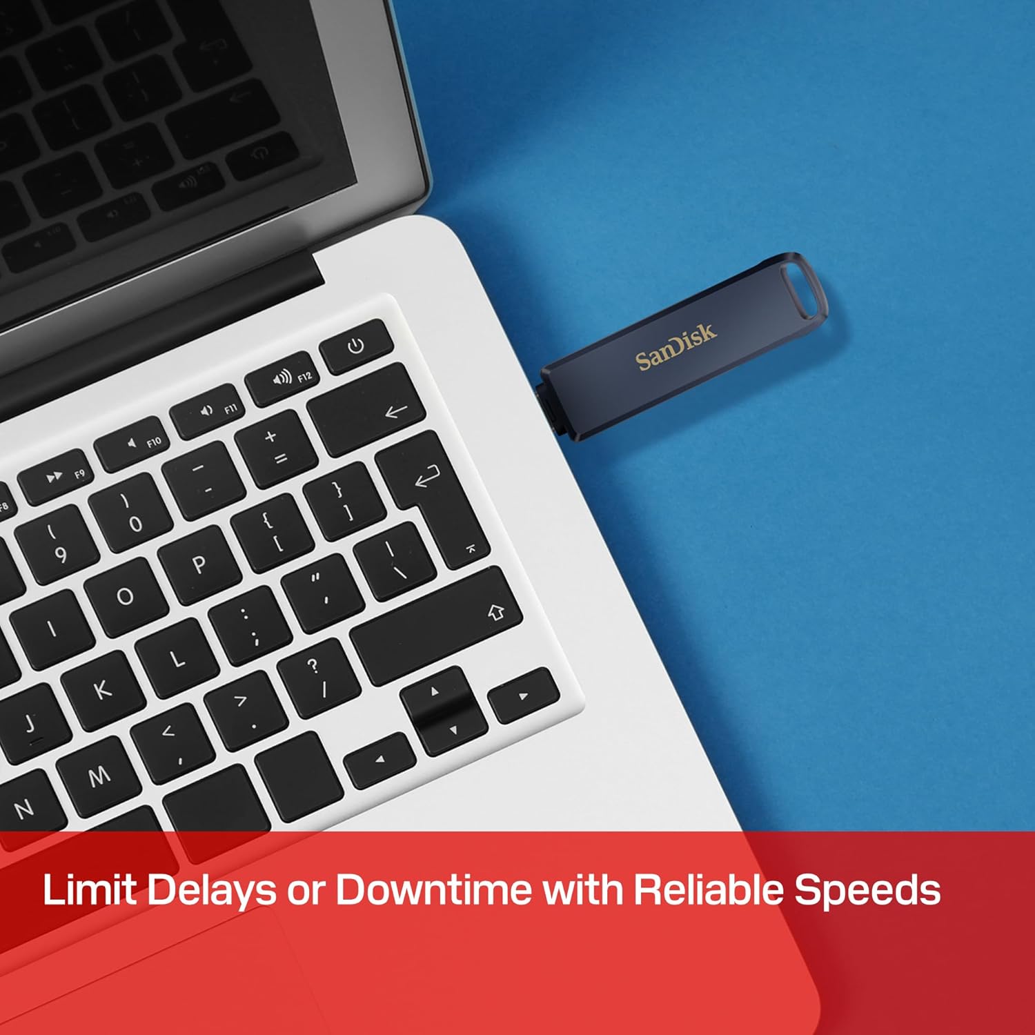 SanDisk 256GB Phone Drive for iPhone - USB-C and Lightning - Compatible with iPhones, iPads, Mac, and USB-C Devices - Made for iPhone Certified - Metallic Blue Finish - SDIXD0N-256G-GN6NE