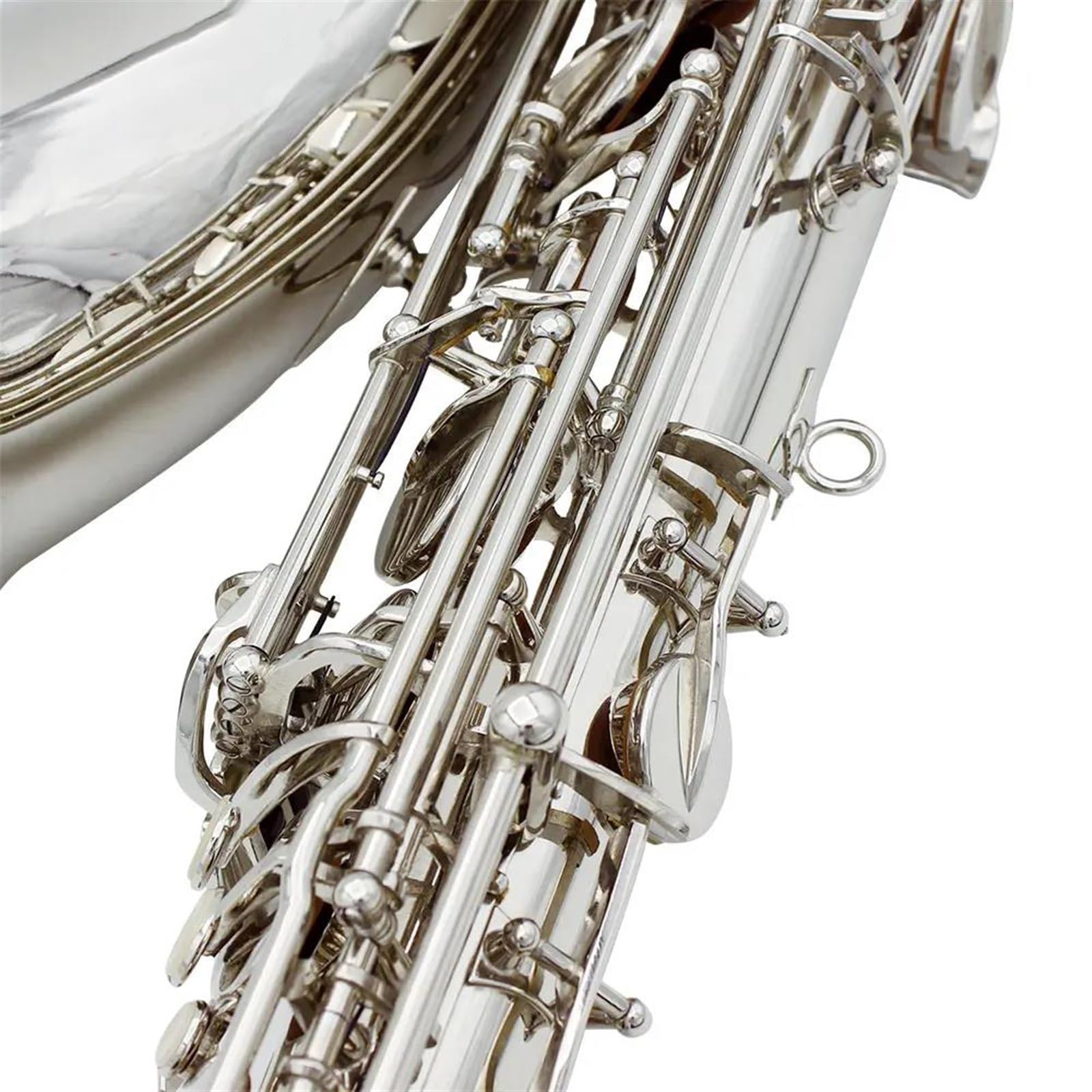 Saksofon Tenorowy Bb Srebrny Saksofon Tenorowy Instrument Jazzowy Z Futerałem Akcesoria Do Instrumentów Muzycznych profesjonalny Saksofon