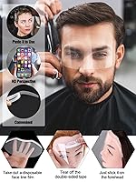 Vista 6 de EBANKU 50 viseras de ducha de microblading, protector de pestañas y cejas, protector de gafas de ducha, protector de cejas, cubierta facial