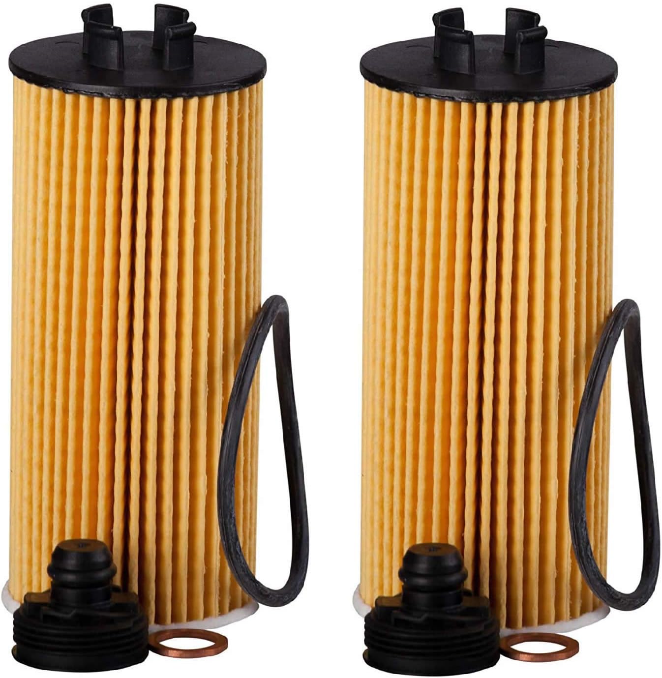11428570590 Oil Filter OEM for Hardtop (F56), Hardtop 4-Door (F55), Clubman (F54), Convertible (F57), and Countryman (F60) (2 Pack)