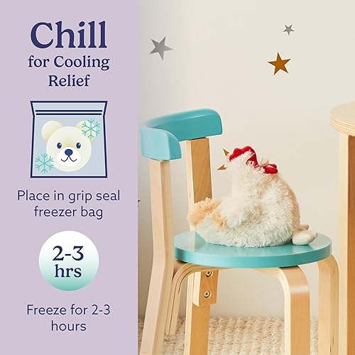 Miniatura 5 de warmies Animales de peluche con peso y aptos para microondas, pollo, peluche térmico para calidez y comodidad, lindos juguetes de felpa suave para