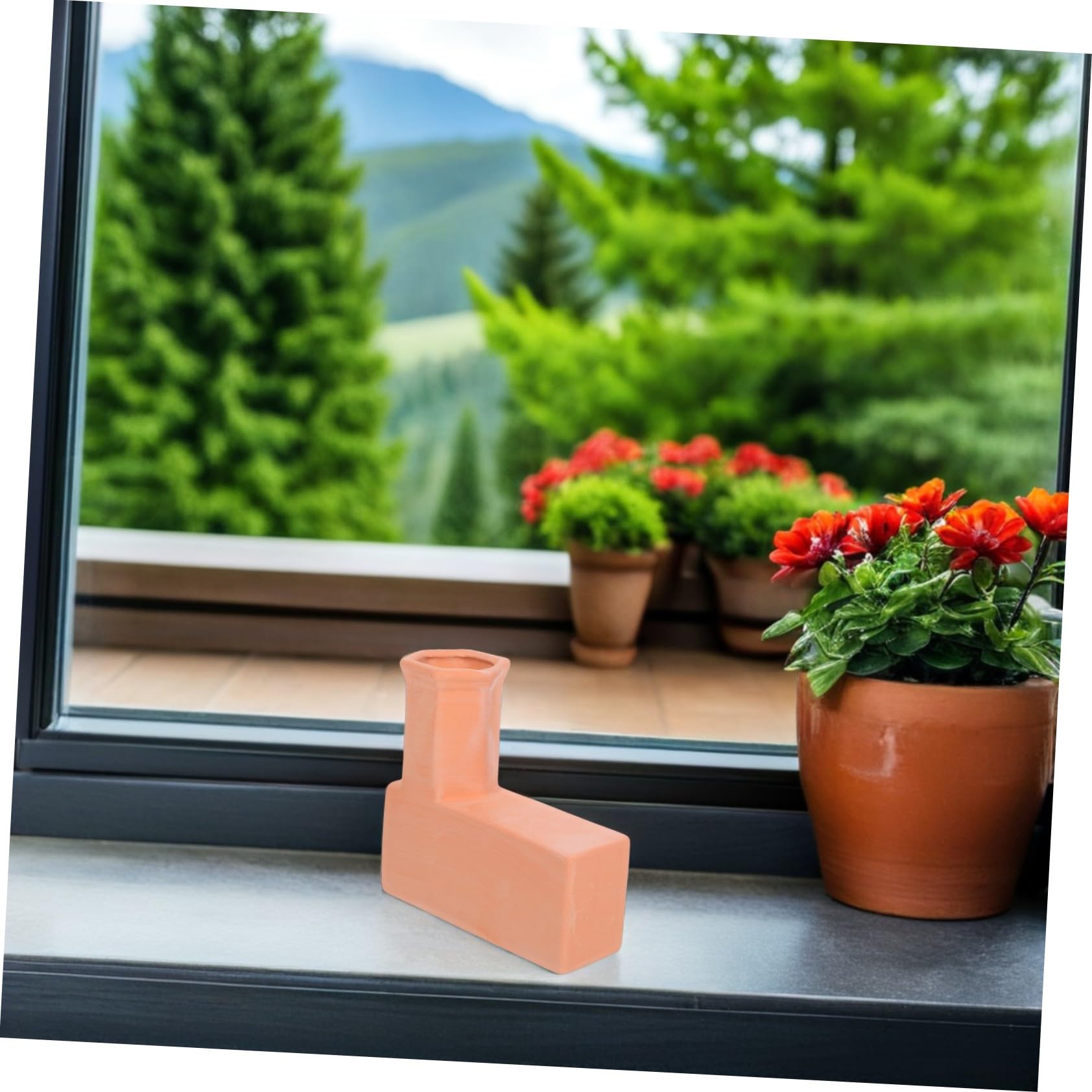 Picchetti Irrigatori in Terracotta Naturale Dispositivo di Autoirrigazione per Piante da e Esterno Mantiene umidità e Favorisce Crescita Sana