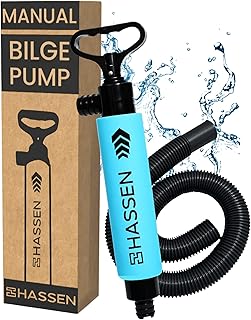 Manual Bilge Pump for Boats, Kayak Portable Hand Pumps for Water Removal