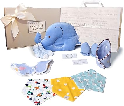 Amazon Mariru 出産祝い 男の子 ホルムアルデヒド検査済 人気ギフト ベビー 赤ちゃん プレゼント お祝いメッセージ付き ギフトセット ベビー マタニティ 通販