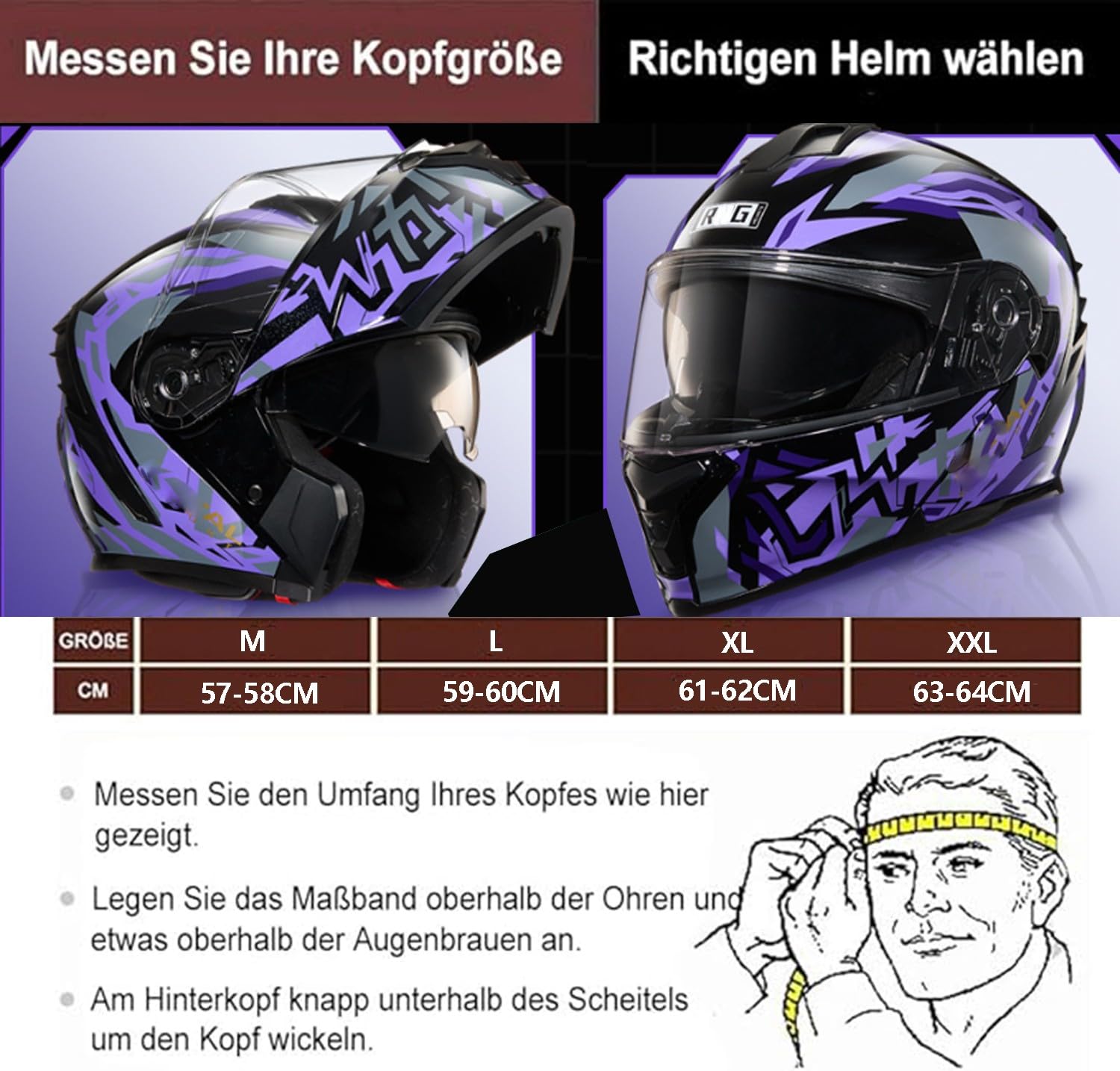 Casco Moto Modulare Adulto Omologato ECE e DOT, Casco Integrale Flip-Up Bluetooth Integrato con Microfono e Doppio Altoparlante, Doppia Visiera
