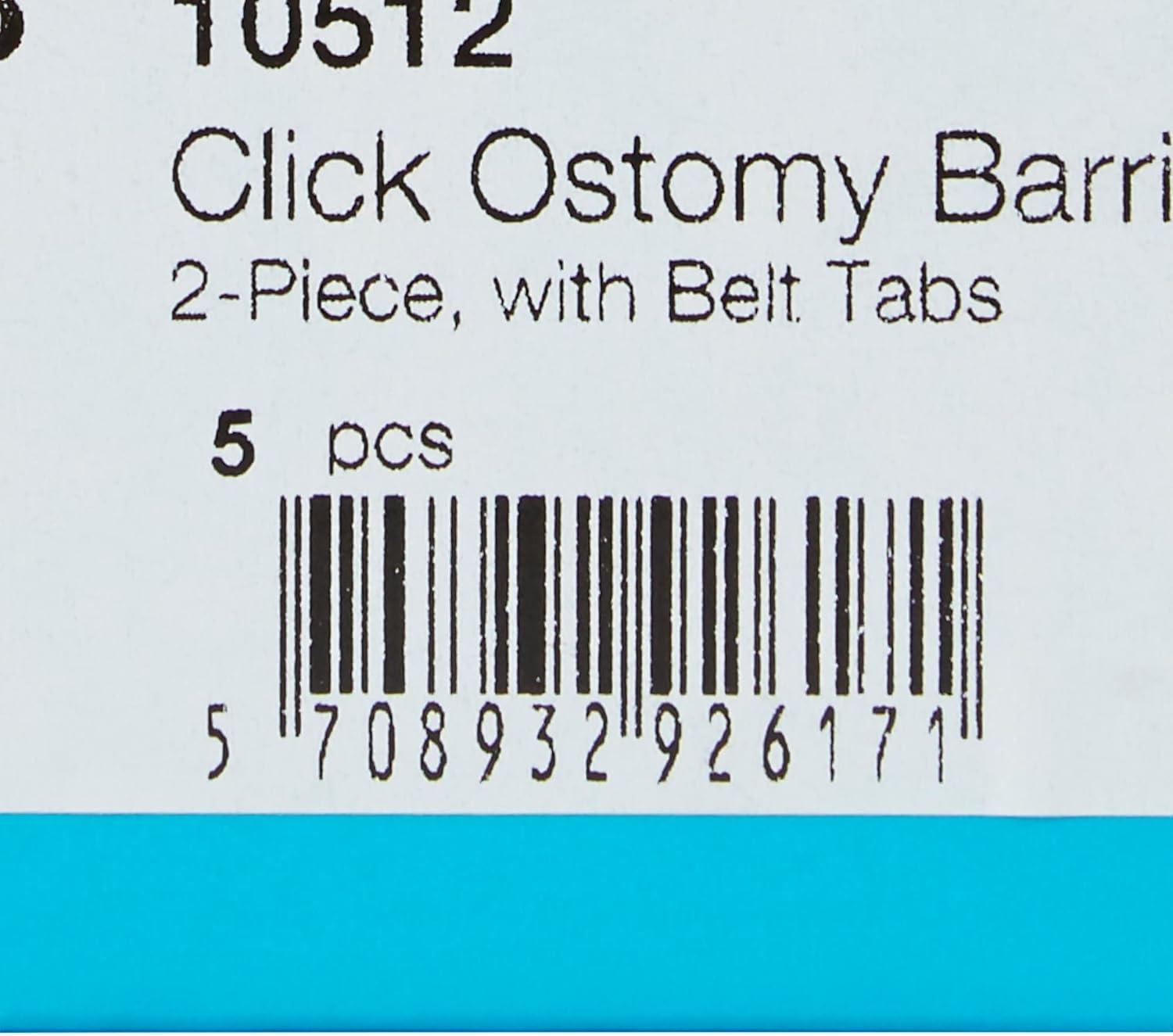 Coloplast SenSura Mio Click Trim to Fit Ostomy Barrier Elastic Adhesive 50 mm Flange 5 per Box 10512