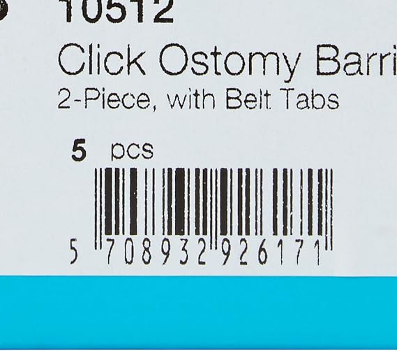 Coloplast SenSura Mio Click Trim to Fit Ostomy Barrier Elastic Adhesive 50 mm Flange 5 per Box 10512