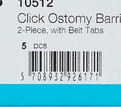 Coloplast SenSura Mio Click Trim to Fit Ostomy Barrier Elastic Adhesive 50 mm Flange 5 per Box 10512