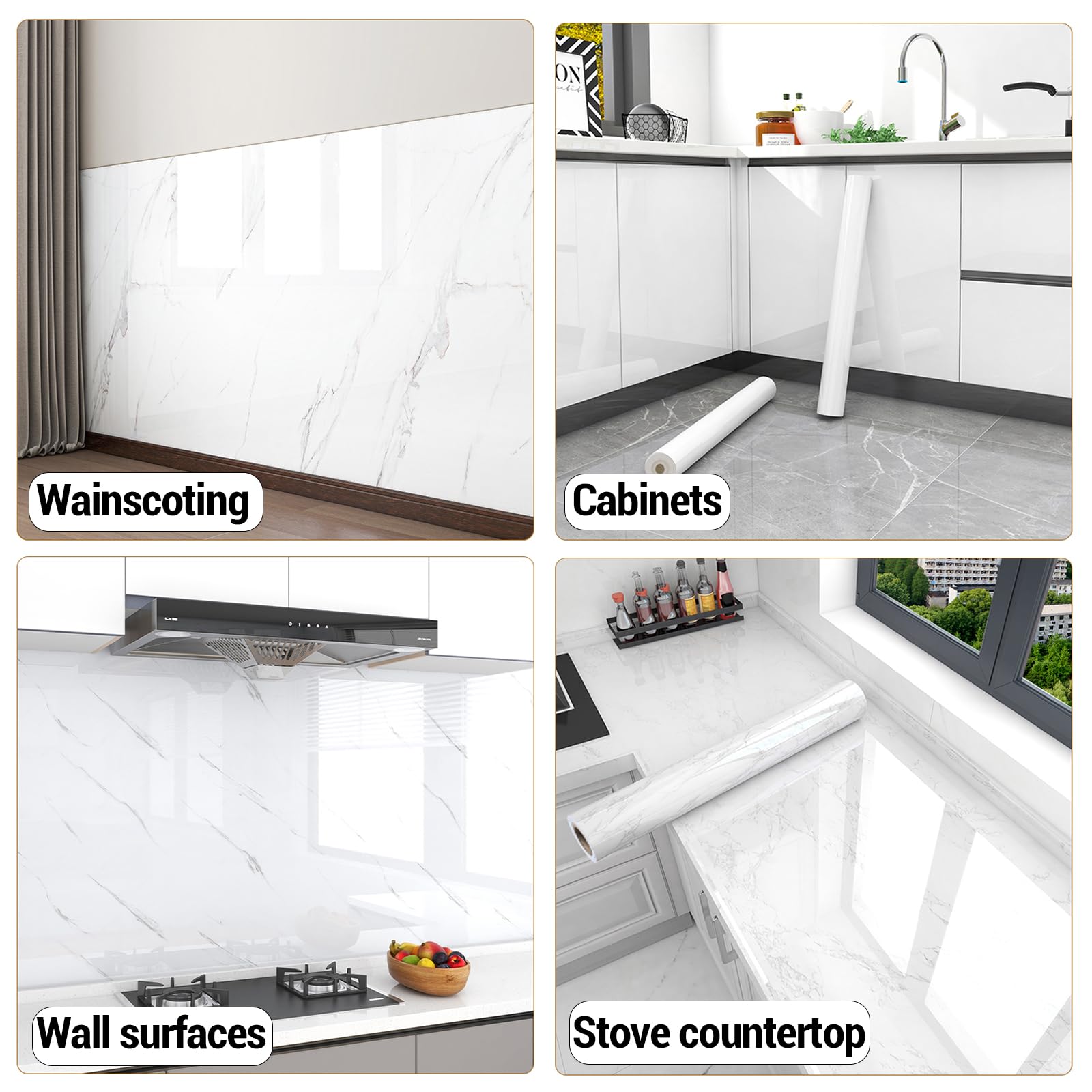 Pegatinas De Pared PVC,Revestimiento Pared BañO,Pegatinas De Azulejos Autoadhesivos Impermeable,FáCil De Cortar,Apto para Cuartos De Ducha Y Parede De BañO