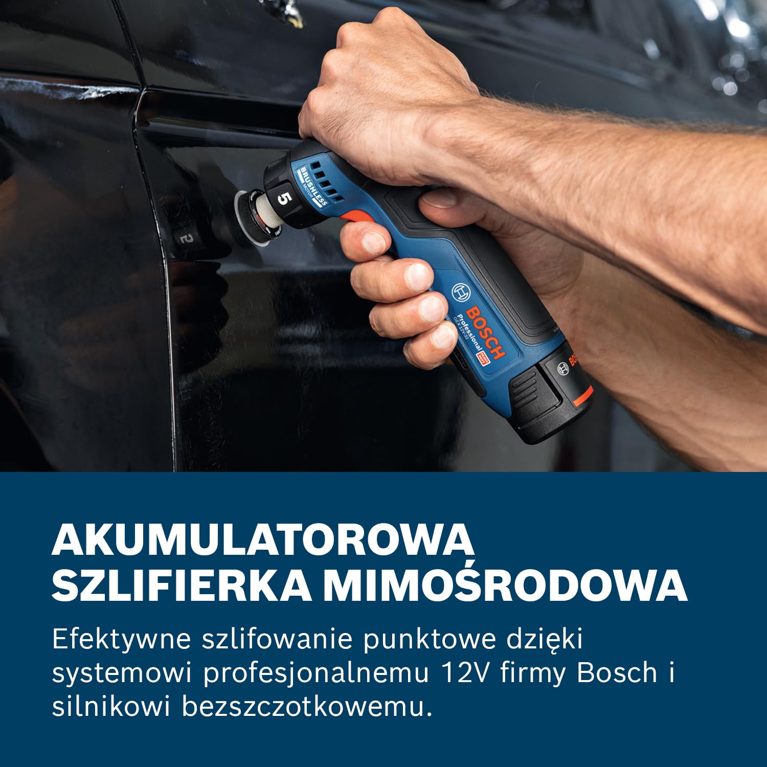 Bosch PRO 12V System Akumulatorowa szlifierka mimośrodowa GEX 12V-32 (talerz oporowy 32 mm z mocowaniem na rzepy, talerz oporowy 32 mm z mocowaniem na klej)