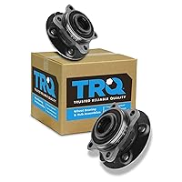 Vista 721 de TRQ Juego de 2 rodamientos de rueda trasera y conjunto de cubo con sensor ABS compatible con Ford Transit Connect 2014-2018