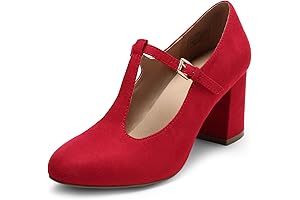 Low Chunky Heels for Standing All Day at Work