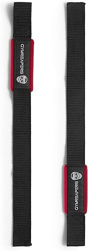 Miniatura 4 de Gymreapers - Correas de muñeca para levantamiento de pesas, culturismo, levantamiento de potencia, entrenamiento de fuerza, peso muerto, de