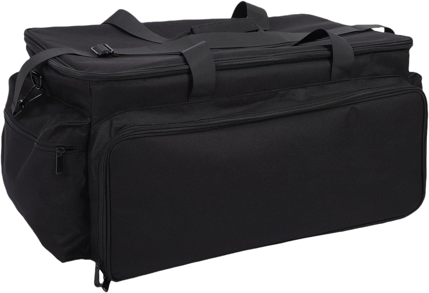 DJ Controller Case, Portable Canvas Carrying Bag, Padded Travel Storage for DJ Equipment 55.9cm Large Capacity Music Organizer