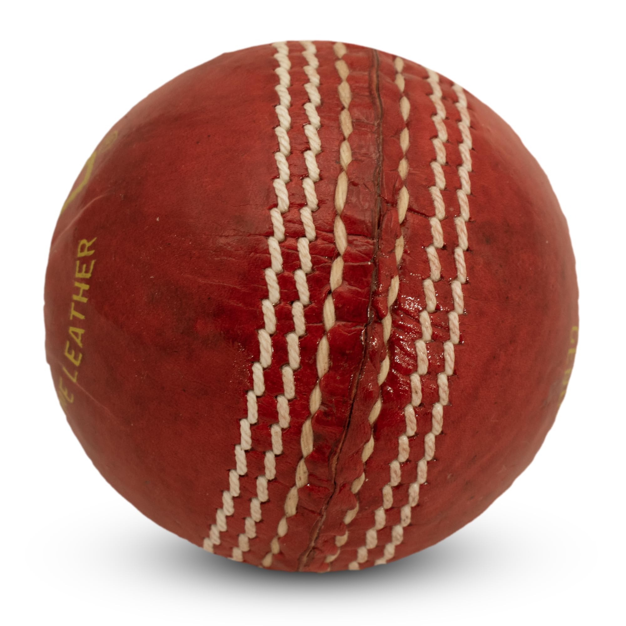 Hy-Pro Cricketball aus Leder, handgenähte Naht, robuster Korkkern, Übung, Netztraining, Harter Ball, tolle Schaltkreis-Geschenkidee, Junior