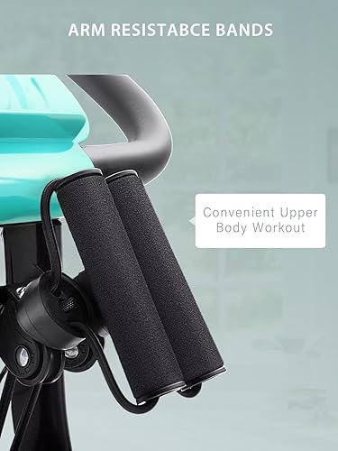 Miniatura 37 de Merax Bicicleta de entrenamiento para el hogar: bicicleta estática reclinada 4 en 1 y posiciones verticales de bicicleta de ciclismo para Blanco