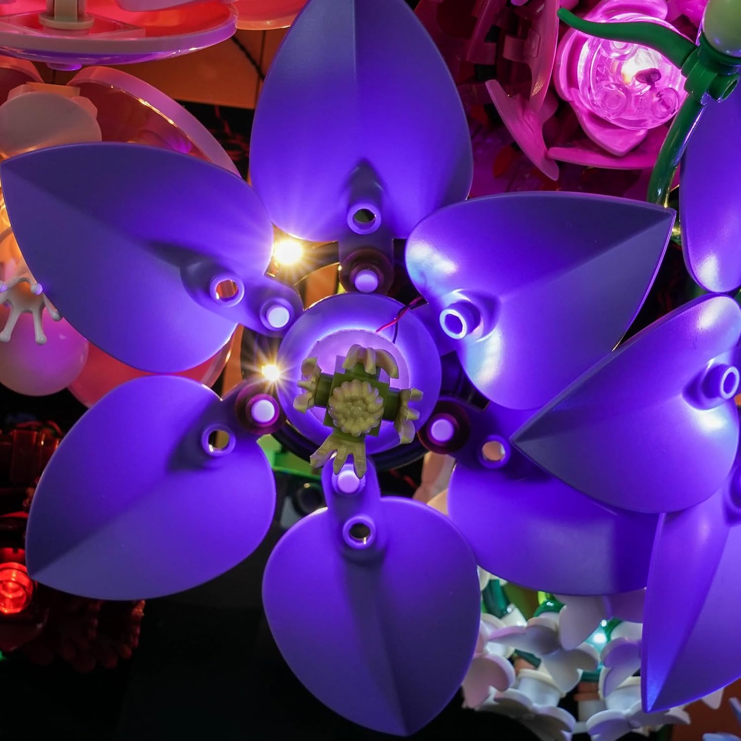 Upgraded Led Light Kit Compatible with LEGO Flower Wall Set, Lights Decoration Compatible with LEGO 11503 (Model Not Included)