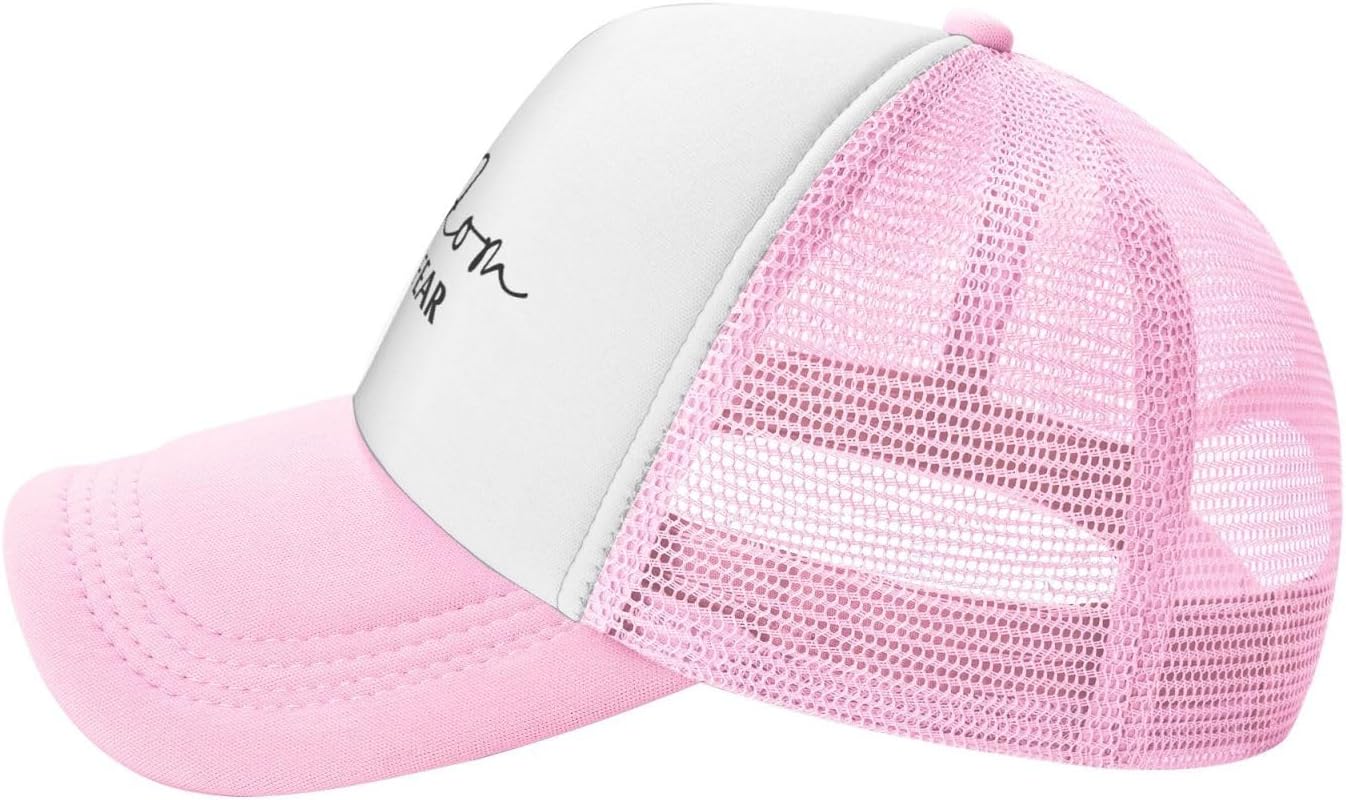 Freedom Over Fear Kids Trucker Hat Mesh Adjustable Outdoor Sports Baseball Caps for Boys Girls