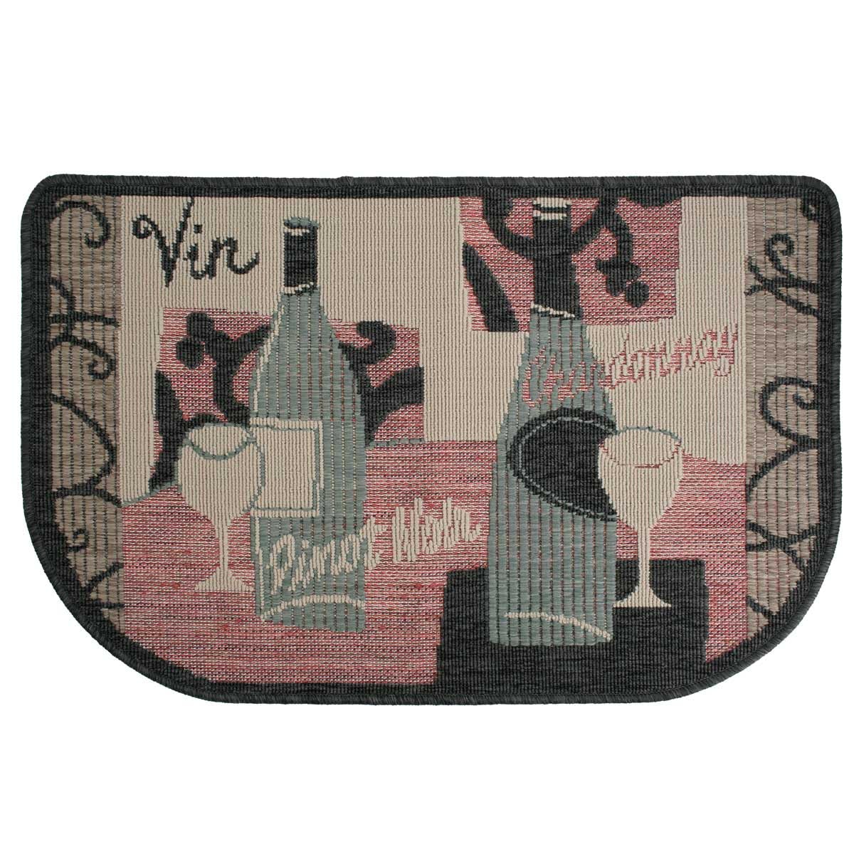 Home and Hearth, Mixed 19621 Pinot Noir Fireplace Rug, 36 x 23