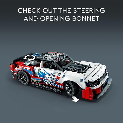 Miniatura 4 de LEGO Technic NASCAR Next Gen Chevrolet Camaro ZL1 Juego de construcción 42153 – Modelo de auto y vehículo de carreras de juguete de diseño