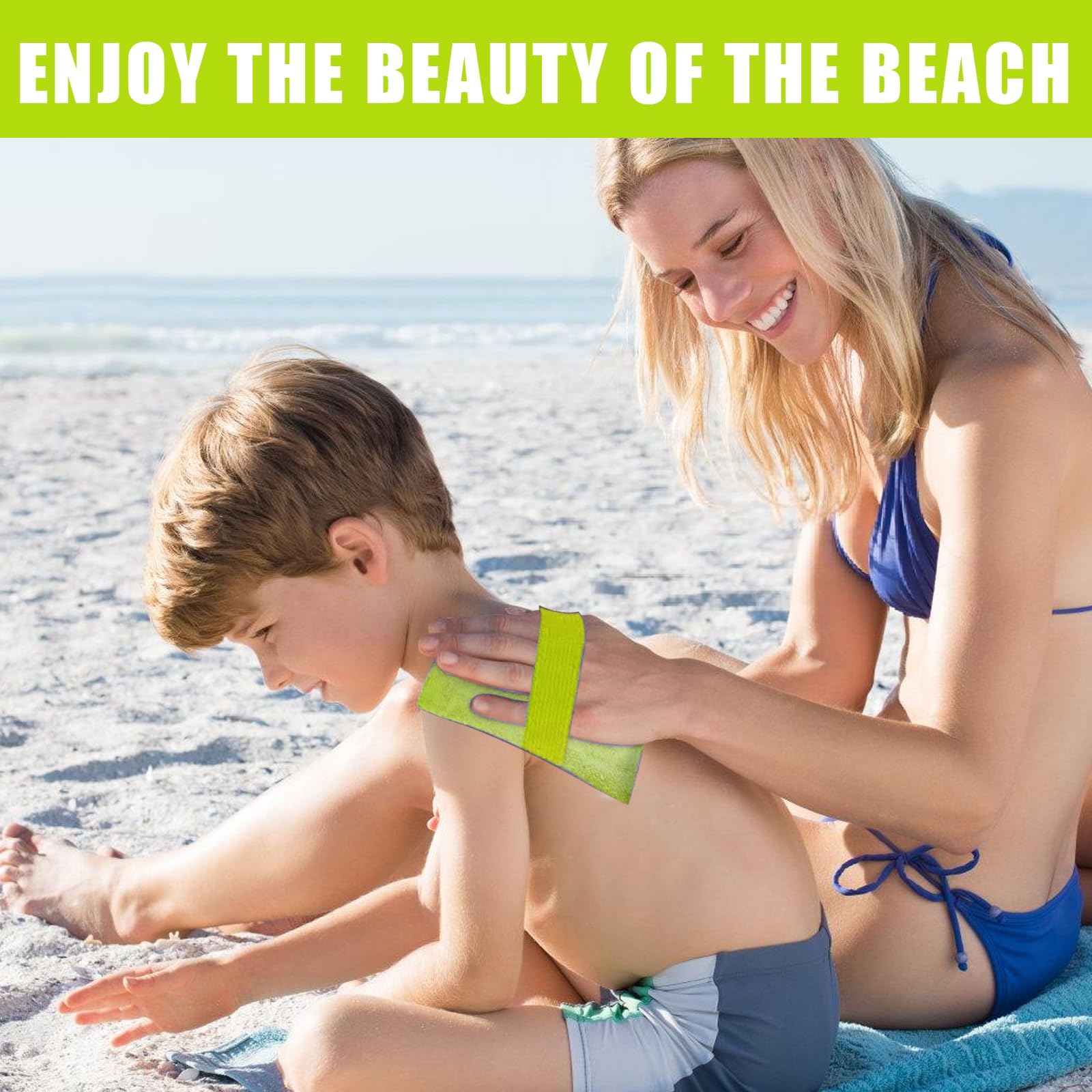 Sabbia per la spiaggia, sacchetto per la rimozione della sabbia, sacchetto per la polvere, spazzola per la rimozione della sabbia, spiaggia, vacanze