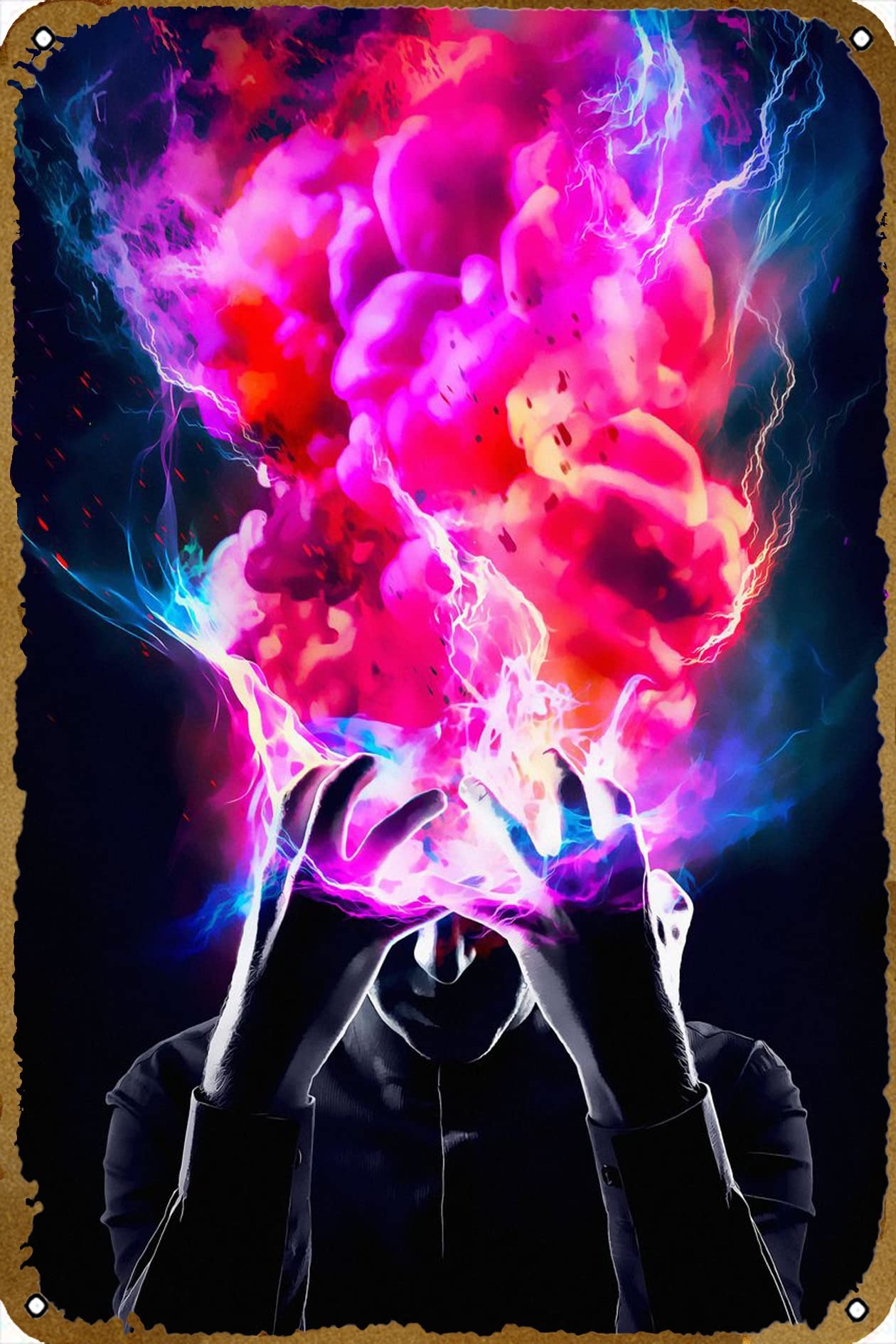 CHUUIIGO Legion poster Tv Show Retro Tin Sign Durable Wall Art Decor Movie Metal Sign Home Vintage Bedroom Decoration Sign 8x12 inch