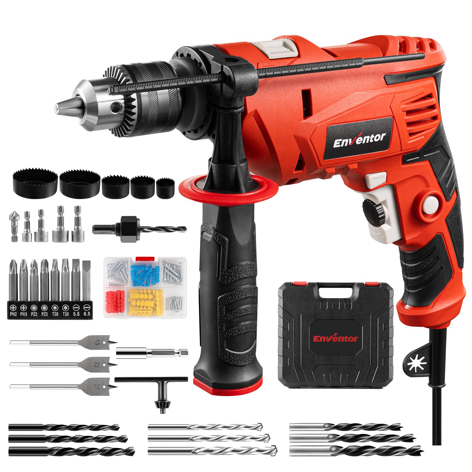 Enventor perceuse à percussion 900 W